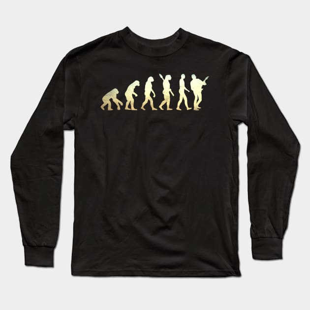 Guitar Evolution Shirt, Gift For Guitar Player Long Sleeve T-Shirt by JD_Apparel